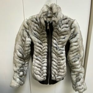 GUESS Faux Fur Bomber